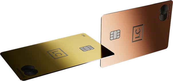 交差するラグジュアリーカード